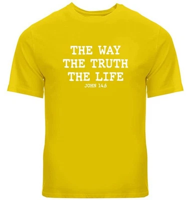 Camiseta Fe Cristiana El Camino, la Verdad, la Vida Camisa Juan 14 6 Biblia Camiseta Religiosa Foto 1 de 3
