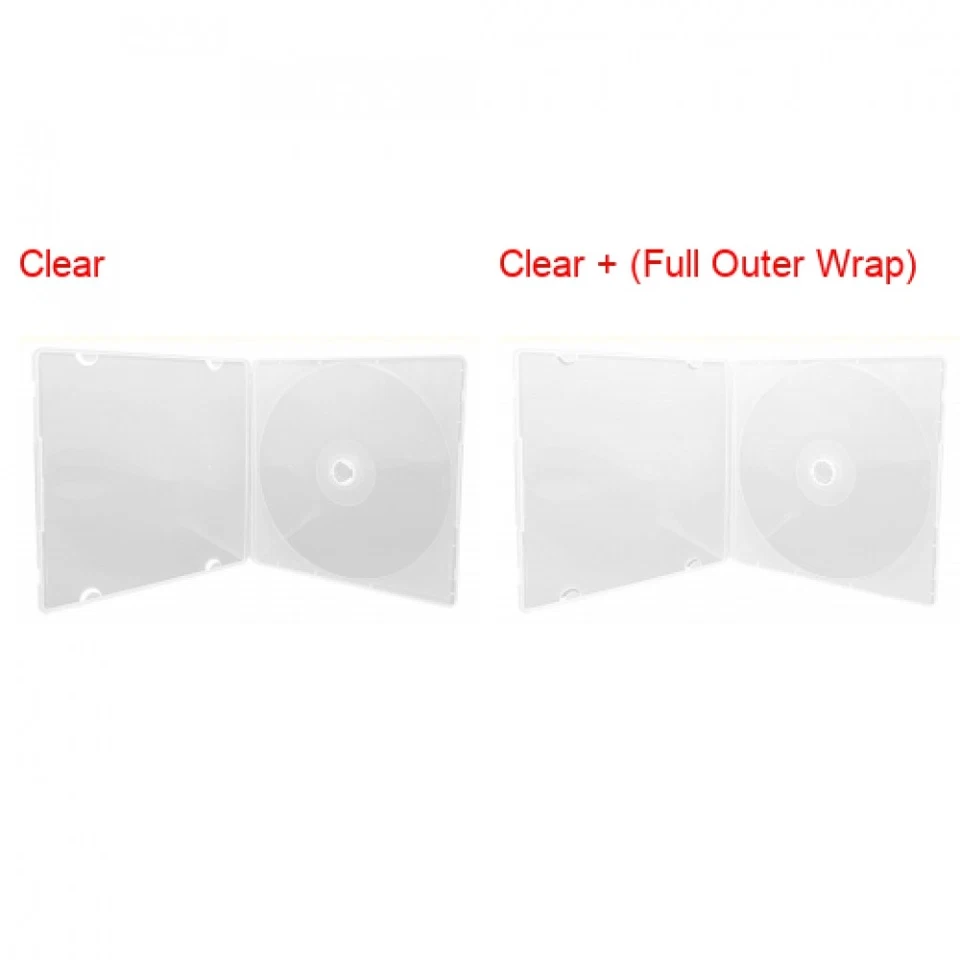 SLIM Color Single VCD PP Poly Cases 5MM Lot - Image 1 of 1