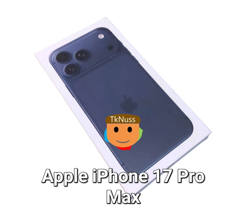 Apple iPhone 17 Pro Max - Tiefblau - 2 TB **Versiegelt** - Bild 1 von 1
