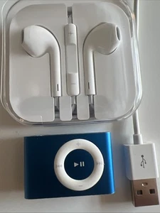 ipod shuffle 1st generation Blue New Battery Installed Open Box - Picture 1 of 4