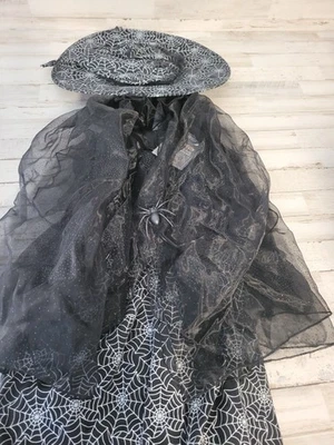 Disfraz de BRUJA Pottery Barn Niños Brilla en la Oscuridad Niños Niñas Talla 3T Arañas Foto 1 de 4