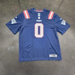 Men's Nike Christian Gonzalez Navy New England Patriots Team Game Jersey XXL - Picture 1 of 8