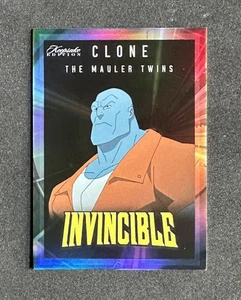 2025 Keepsake Invincible Season 1 The Mauler Twins Clone Rookie RC Silver Foil - Bild 1 von 2