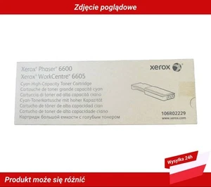 106R02229 Xerox Phaser 6600N cartouche de toner cyjan - Photo 1/4
