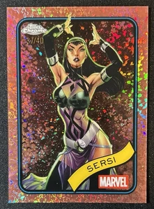 2025 Topps Chrome Marvel, Rose Gold /40 - Sersi - Picture 1 of 2