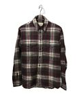 GUCCI Men's Shirt Back Embroidery Check Long Sleeve Red x Green Italy Size:/6452