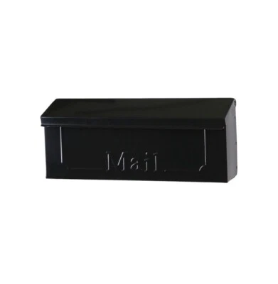 Architectural Mailboxes Wall Mount Mailbox Galvanized Steel Black 15.1" x 6" 🔥 - Image 1 of 4