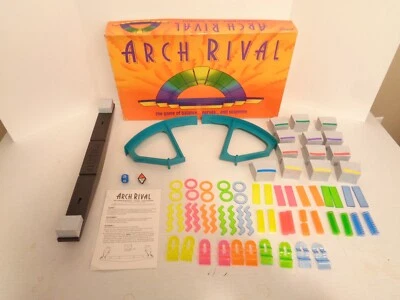 Vintage 1992 Parker Brothers Arch Rival Skill Board Game Semi-Complete Damaged - Image 1 of 4