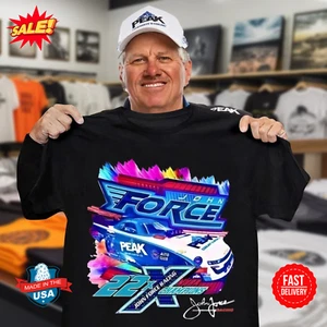 New!!! John Force The Peak Performance Continues Classic T Shirt - Picture 1 of 4