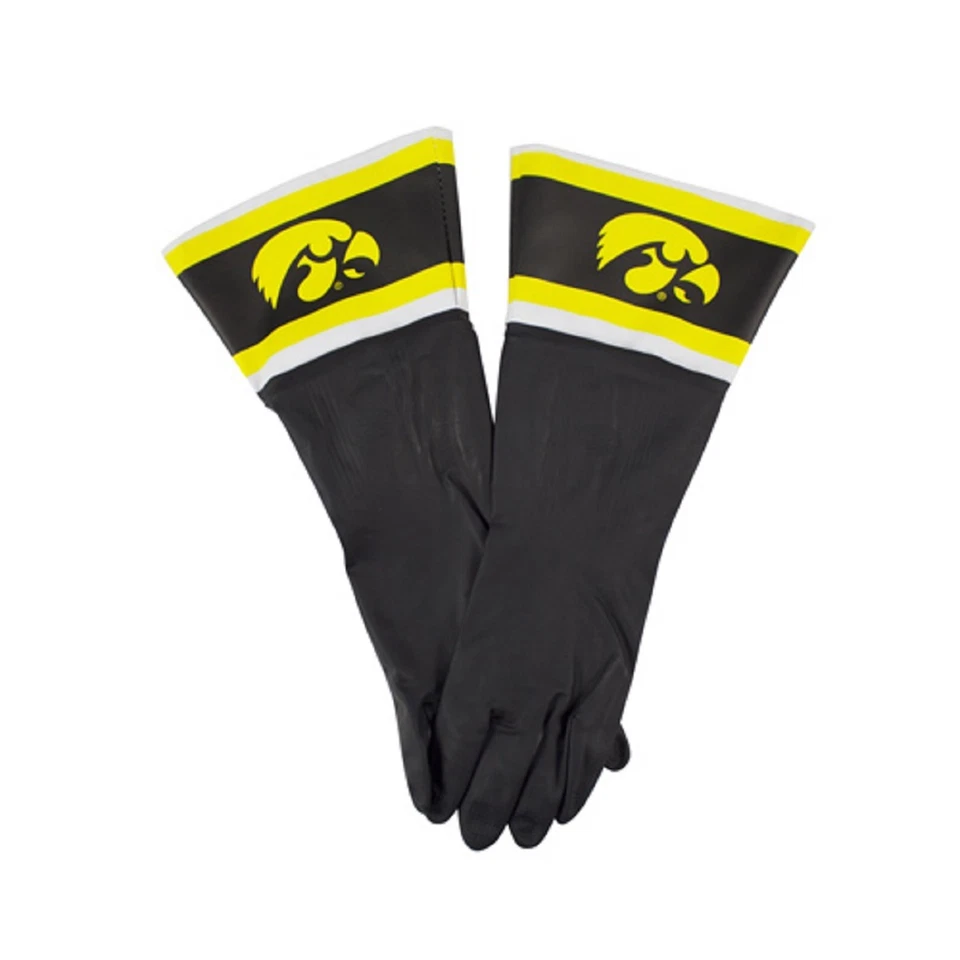 全新 Iowa Hawkeyes Dish 手套 实用手套 颜色 黑色 — 第 1/1 张图片