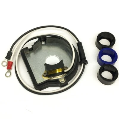 Lucas DK4A Distributor / Bakelite base-plate Positive earth electronic ignition  - Image 1 of 4