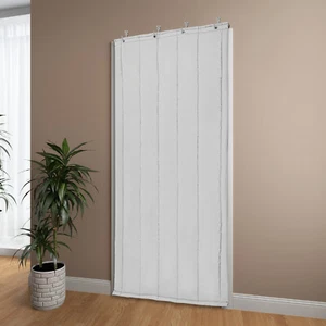 Cortina de puerta con aislamiento térmico cubierta de puerta de invierno pantalla cortina de puerta de privacidad - Imagen 1 de 13