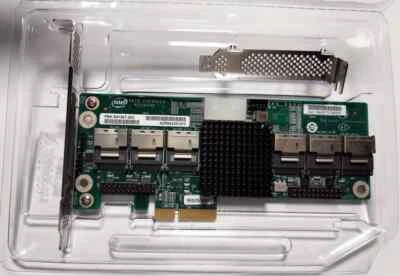 Intel RES2SV240 24port 6G 6Gbps SATA SAS Expander Server Adapter RAID CARD - Image 1 of 4
