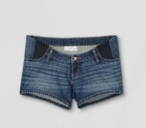 Neu mit Etikett Midi-Umstandsjeans-Shorts mit Seiteneinsatz - Isabel Maternity verschiedene Größen - Bild 1 von 3