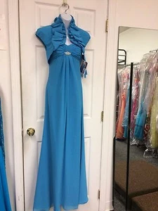 Modern Maids Turq Formal Evening Special Occasions Prom Dance Dress.2.$285.00 - Picture 1 of 5