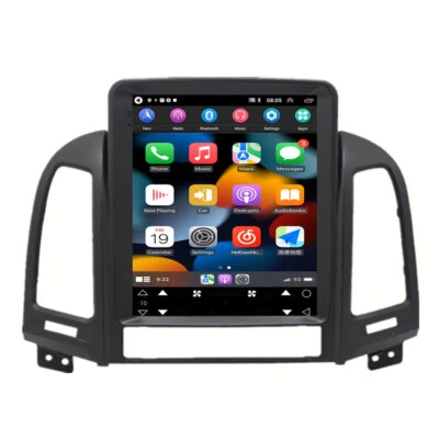 For Hyundai Santa Fe 2006-2012 Android 13 Car Radio Navi WiFi Stereo GPS Carplay - Image 1 of 4