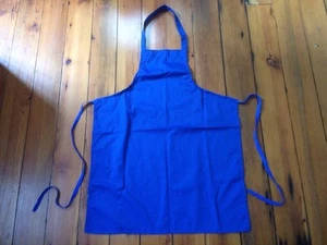 Vintage Wear-Guard Eastern Uniform Co Blue Cotton Blend Apron USA Made - Picture 1 of 4