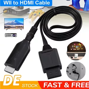1m Wii zu auf HDMI Konverter 1080P/720P Full-HD Device Video Adapter HDMI Kabel - Bild 1 von 14