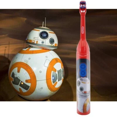 Oral-B Kids 3Y+ Star Wars Battery Powered Toothbrush, Chewbacca-BB8-Darth Vader - Image 1 of 4