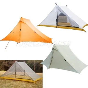 2 Person Professional Tent Oudoor Ultralight Camping Hiking Tent 3 4 Season Tent - Picture 1 of 13