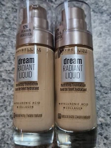 2 x NATURAL IVORY MAYBELLINE FOUNDATION DREAM RADIANT LIQUID 30ml - Bild 1 von 6