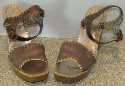 Sandalias de tacón de mujer Poetic Licence Invincibles de verano bronce/marrón/dorado 6 1/2 Foto 1 de 4