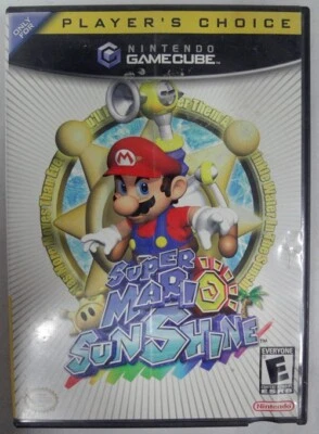 Nintendo GameCube 2002 Super Mario Sunshine Player's Choice Video Game w/ Manual - Image 1 of 4