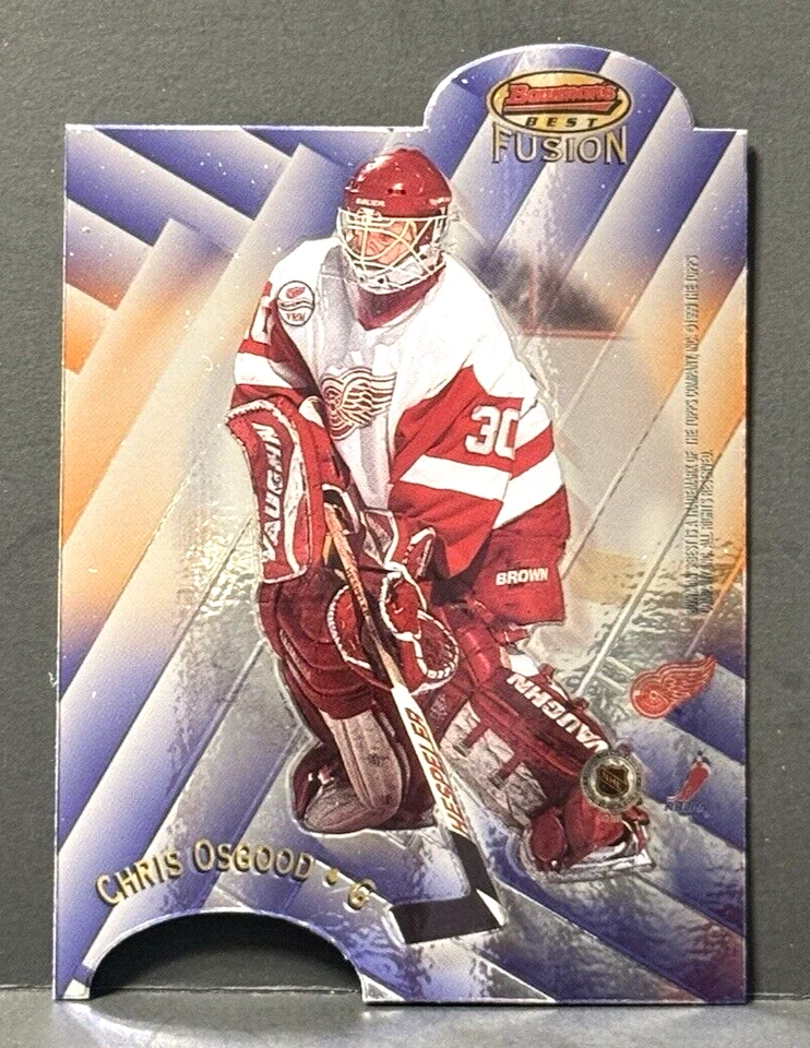 Chris Osgood / Jamie Storr 1998-99 Bowman's Best Mirror Image Fusion #F20 - Image 1 of 2