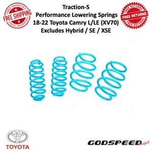 Godspeed Traction-S Performance Lowering Springs Fits 18-22 Toyota Camry (XV70) - Picture 1 of 6