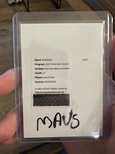 🔥  2022-23 Panini Noir Black And White Luka Doncic AUTO /25  Redemption 🔥