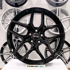 Kit 4 cerchi in lega NAD AVUS AC-519 7x17 5x108 ET 40 BLACK per FORD - Foto 1 di 8