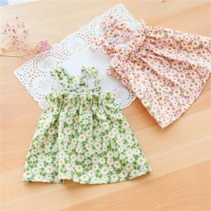 Summer Cotton Cat Suspender Skirt Love Flower Princess Dress for Cats & Dogs - Picture 1 of 33