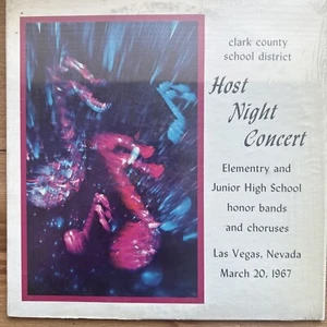 Clark County School District Host Night March 20, 1967 Vinyl Record - Picture 1 of 7