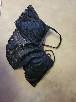 Top de bikini de natación Op para mujer. Talla mediana negra  Foto 1 de 4