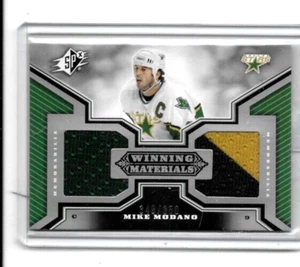 CAMISETAS USADAS MIKE MODANO 2005-06 SPx MATERIALES GANADORES DOBLE 3 COLORES JUEGO - Imagen 1 de 1