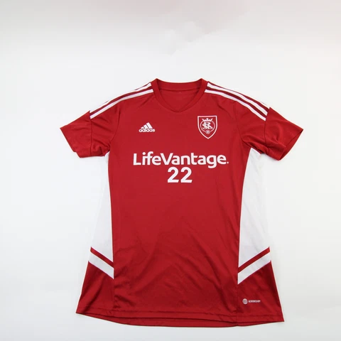 Real Salt Lake adidas Practice Jersey - Soccer Men's Red/White Used Cover