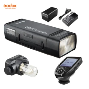 US Godox 2.4G TTL HSS Double Heads AD200 Camera Flash + XPro-N Trigger for Nikon - Picture 1 of 12