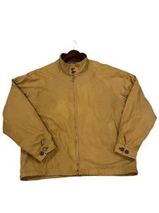 Vintage Turnbury Men's Jacket Buttery Soft Camel w/ Brown Corduroy Collar SZ XL - Picture 1 of 6