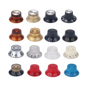 4 Guitar Speed Control Knob Volume Tone Top Hat Bell Knob for Epiphone Gibson LP - Picture 1 of 104