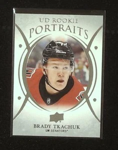 2018-19 Upper Deck UD Portraits #P77 Brady Tkachuk SL@D10 - Imagen 1 de 2