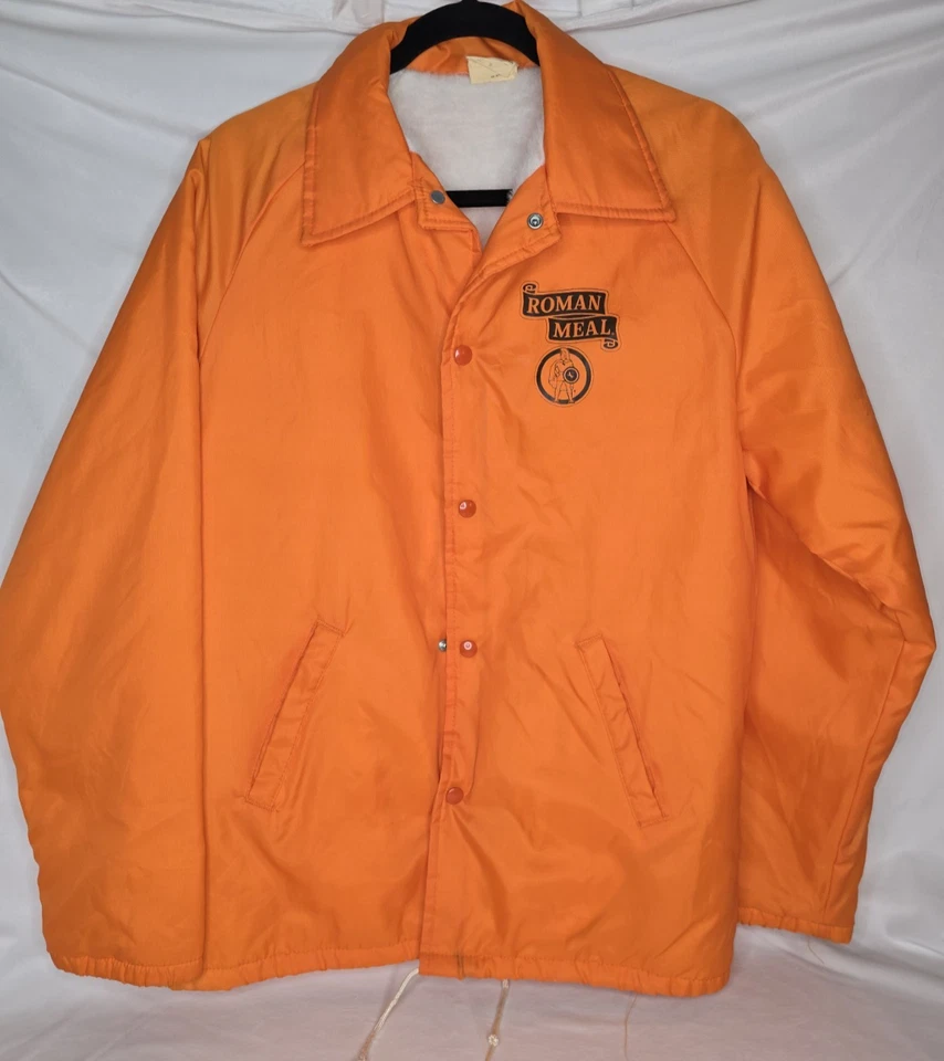 Chaqueta De Colección Romana Cazador de Comidas Naranja Línea Tiza Muy Rara Forrada de Vellón Usada en Excelente Condición Foto 1 de 4