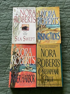 NORA ROBERTS 4 book SET in the CHESAPEAKE BAY series Paperback 1-4 COMPLETE - Imagen 1 de 1