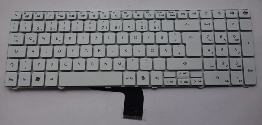 Tastatur Packard Bell Easynote TM81 TM82 NEW90 TM86 NEW91 TM86-JO-075GE Keyboard - Bild 1 von 1
