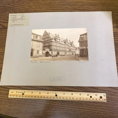 Vintage  Hochzeitshaus Wedding House Hamelin Mounted German Architecture Photo - Image 1 of 4