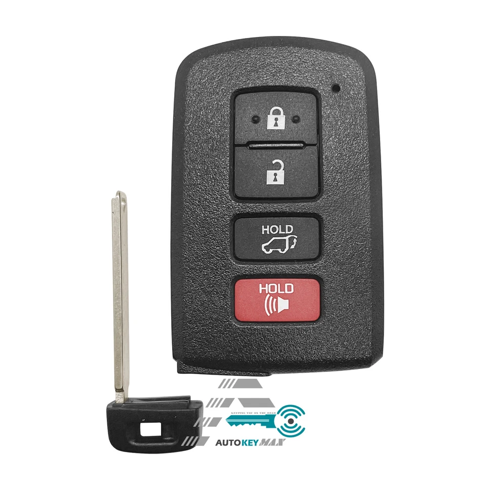 1 适用于 2014 - 2019 年丰田 HIGHLANDER 遥控汽车钥匙 FOB HYQ14FBA — 第 1/2 张图片