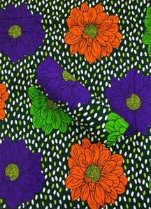 Estampado de cera africana de Ankara de diseño de alta calidad, 100 % algodón, se vende por 6 yardas - Imagen 1 de 2