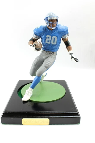 Art of Sport BARRY SANDERS Sculpture Detroit Lions NFL Figure & Box Cover