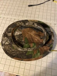 Redhead Winter Camo Fishing Hunting Safari Brimmed Fedora Hat Youth - Picture 1 of 9