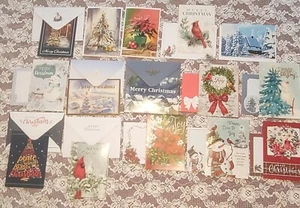 Lot Of 15 Unused Christmas Holiday Cards Variety Of Designs - Bild 1 von 2