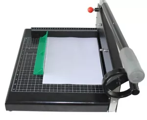 Tagliacarta impilata manuale 12" A4 larghezza ghigliottina taglierina ghigliottina - Foto 1 di 10